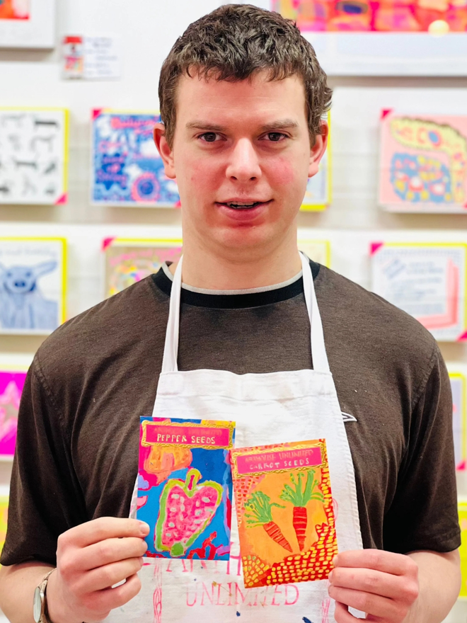 Red pepper seed packets