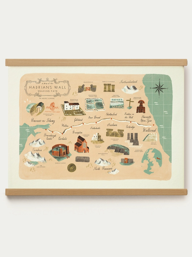 Hadrians Wall Print