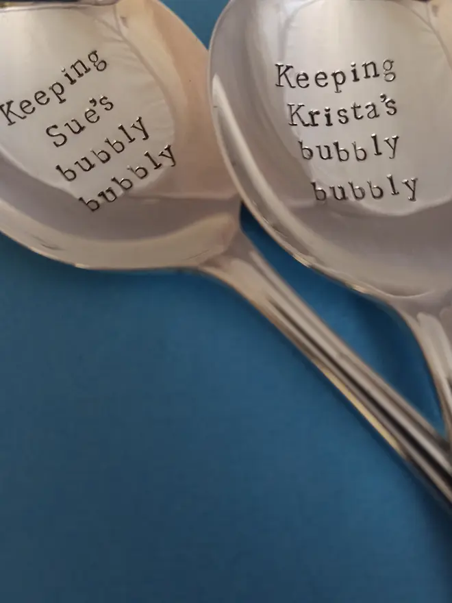 Personalised Champagne Spoon