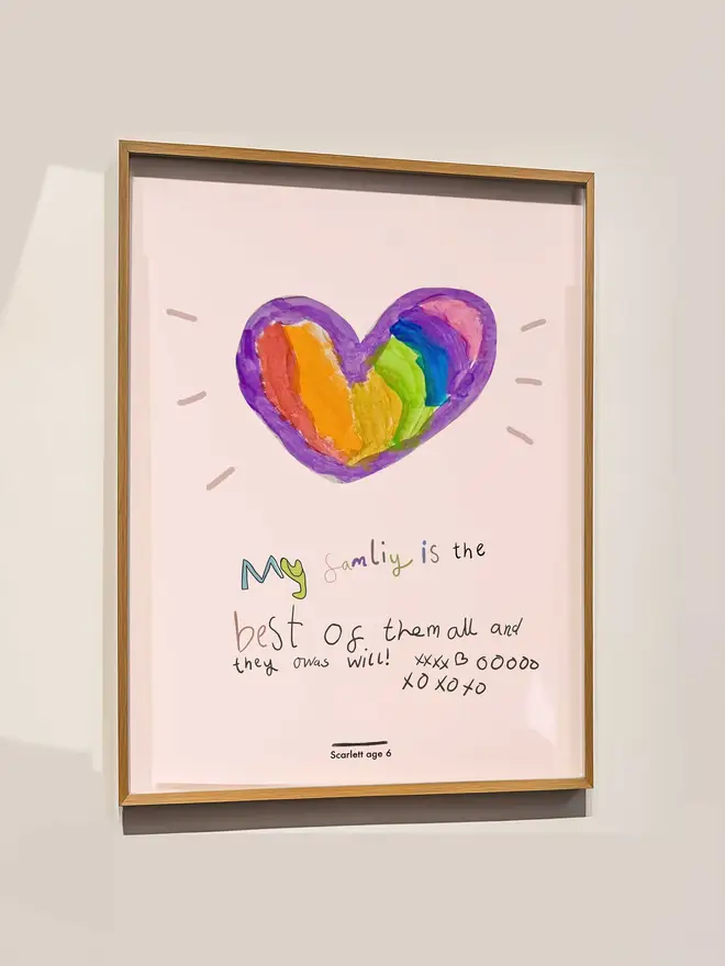 Turn your kids drawings into frame-worthy masterpieces!