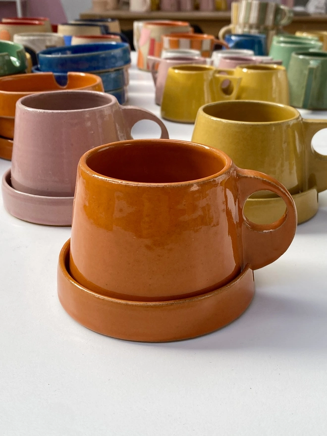 Wallace Set in Tangerine