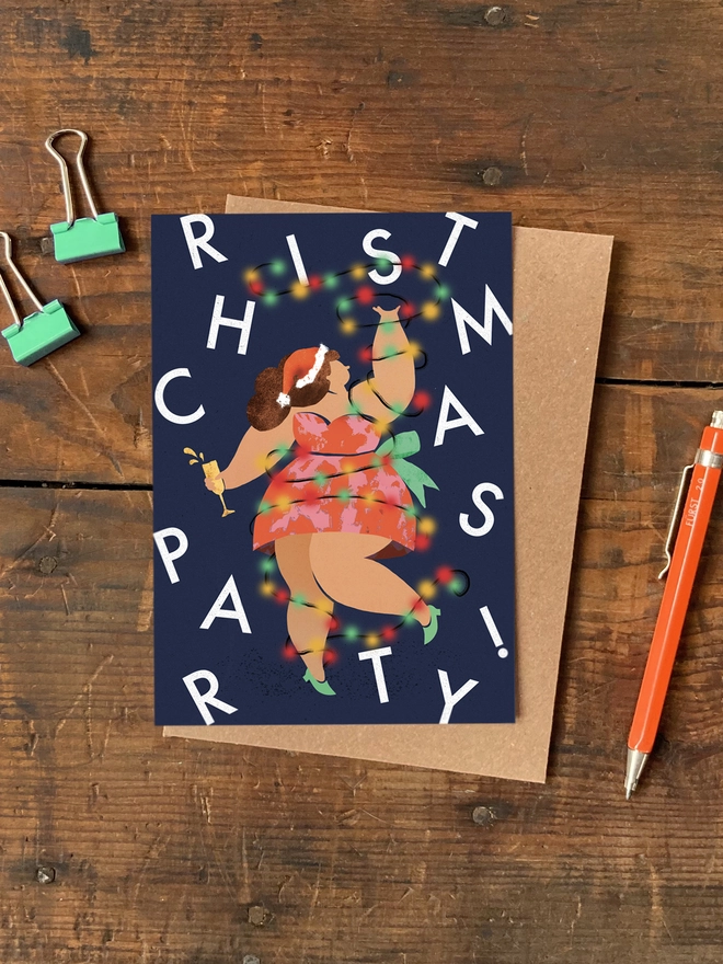 assorted multipack chirstmas greeting cards dancer party dance pack set festive