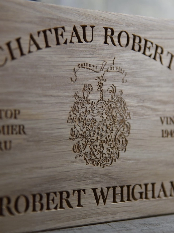 Personalised Oak Quote Plaque