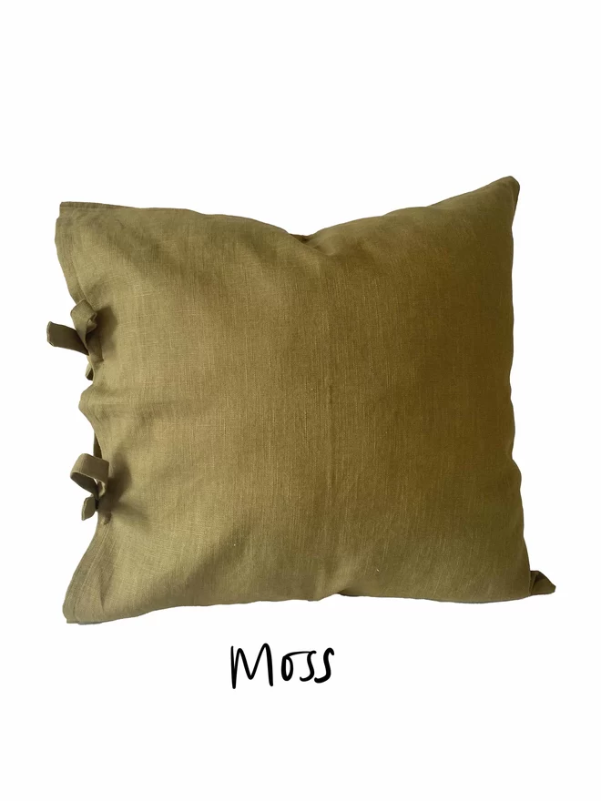 Moss cushion cover