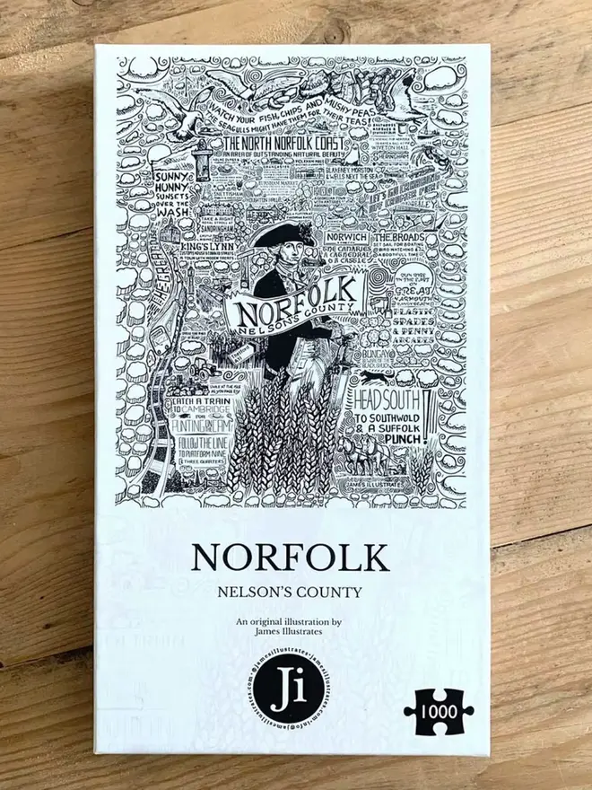 Norfolk Jigsaw Puzzle - 1000 Pieces Box