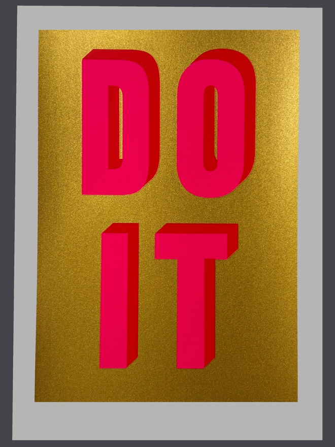 Do It screenprint