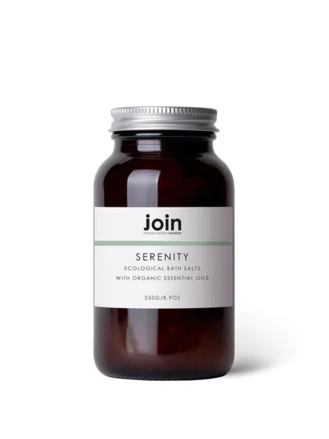 Serenity - Ecological Bath Salts, Organic Rose Essential Oil