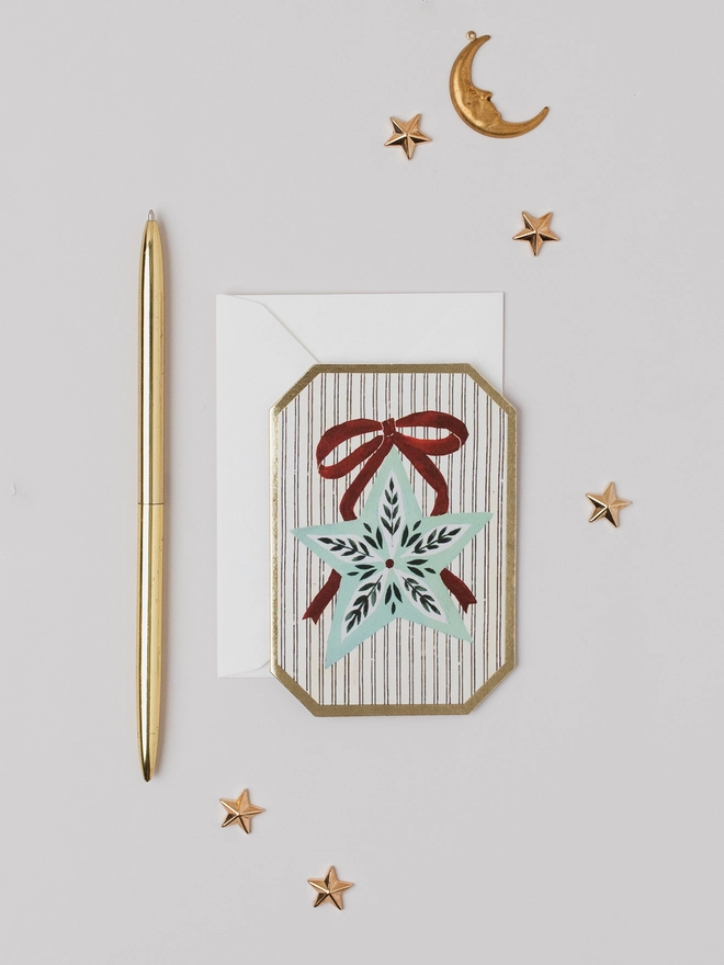 Bauble Christmas Card