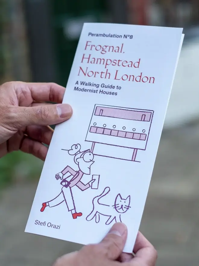 frognal, hampstead london walking guide. a paper walking map of north-west london.