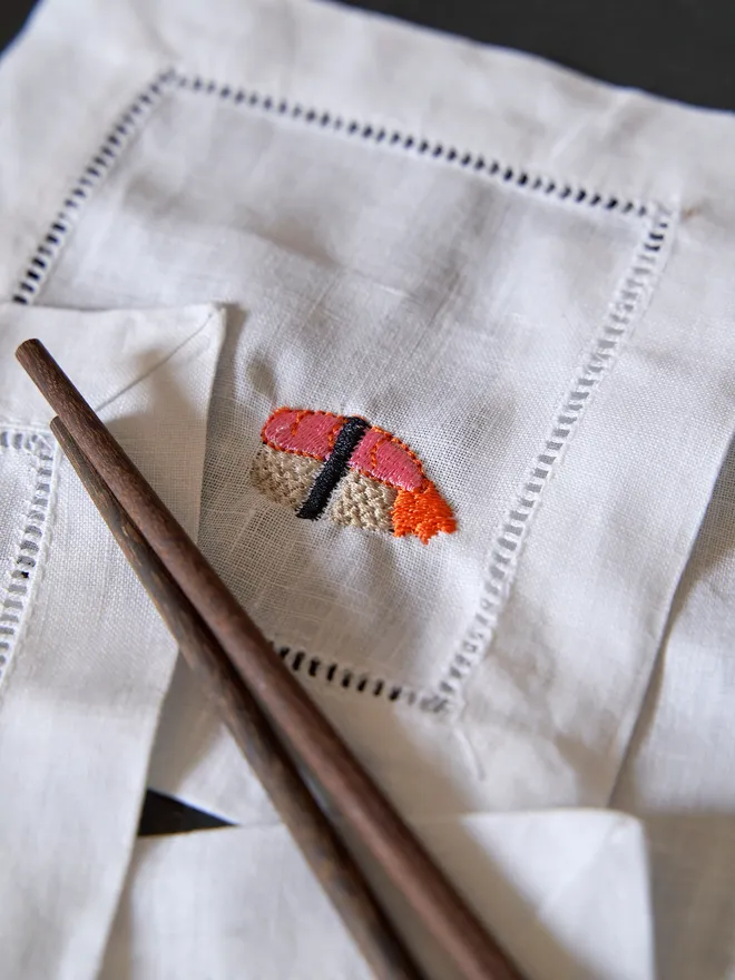 Sushi cocktail napkins