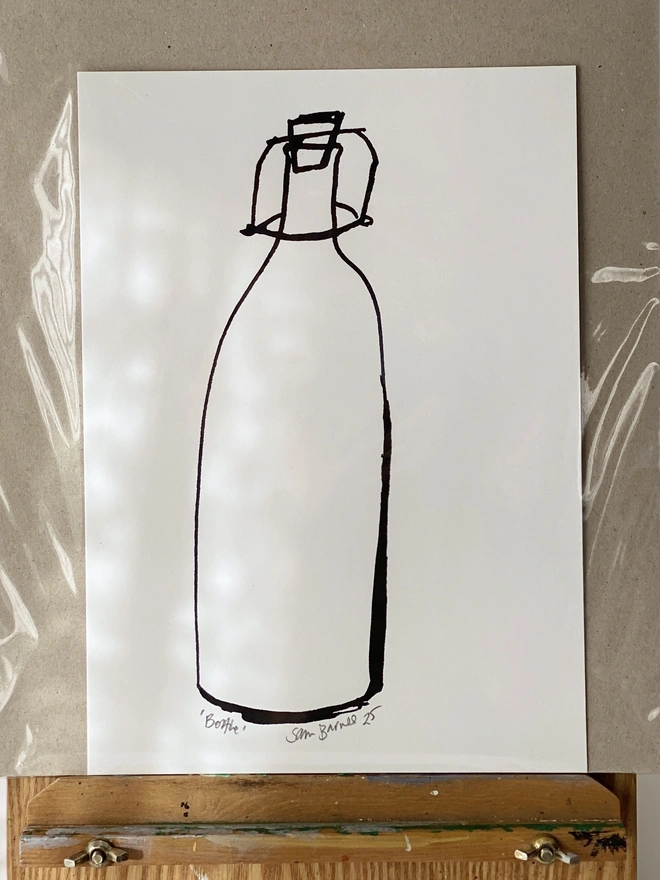 Ink Line Drawing by Samantha Barnes Artist