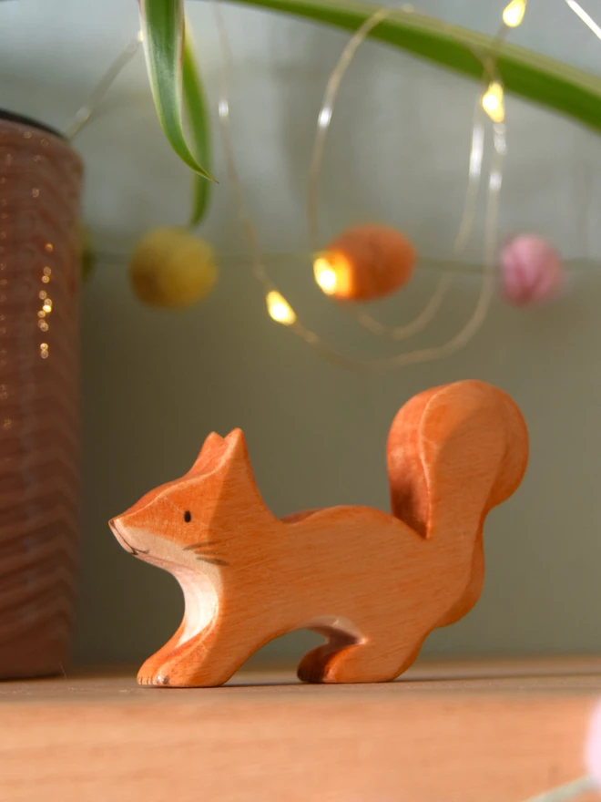  Wooden Squirrel Toy 