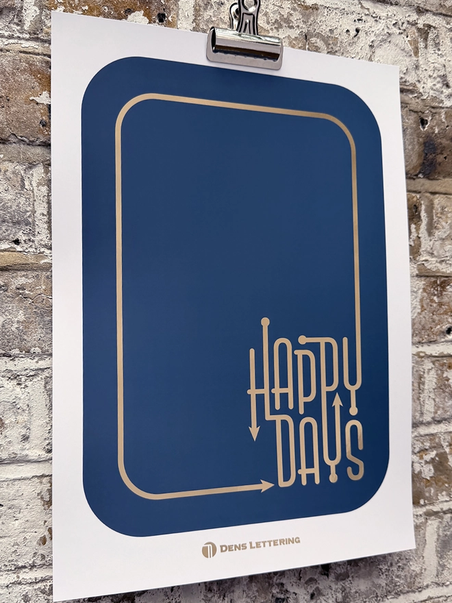 Gold Foil Print