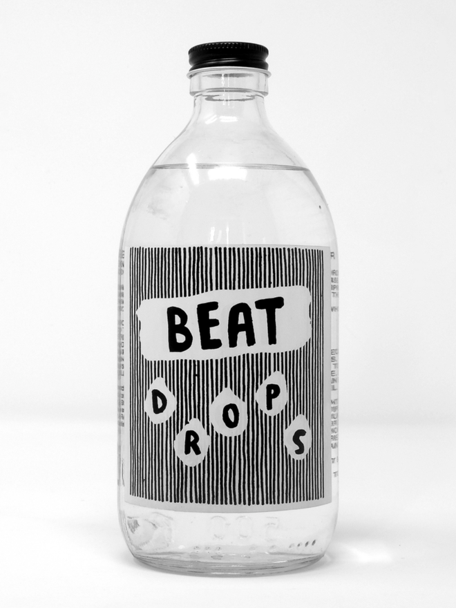 Beat Drops Record Cleaner. A 500ml bottle of record cleaner.