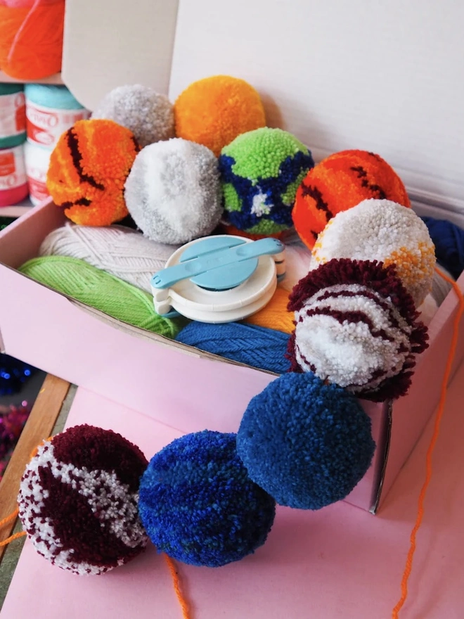 Solar System Pom Pom DIY Kit