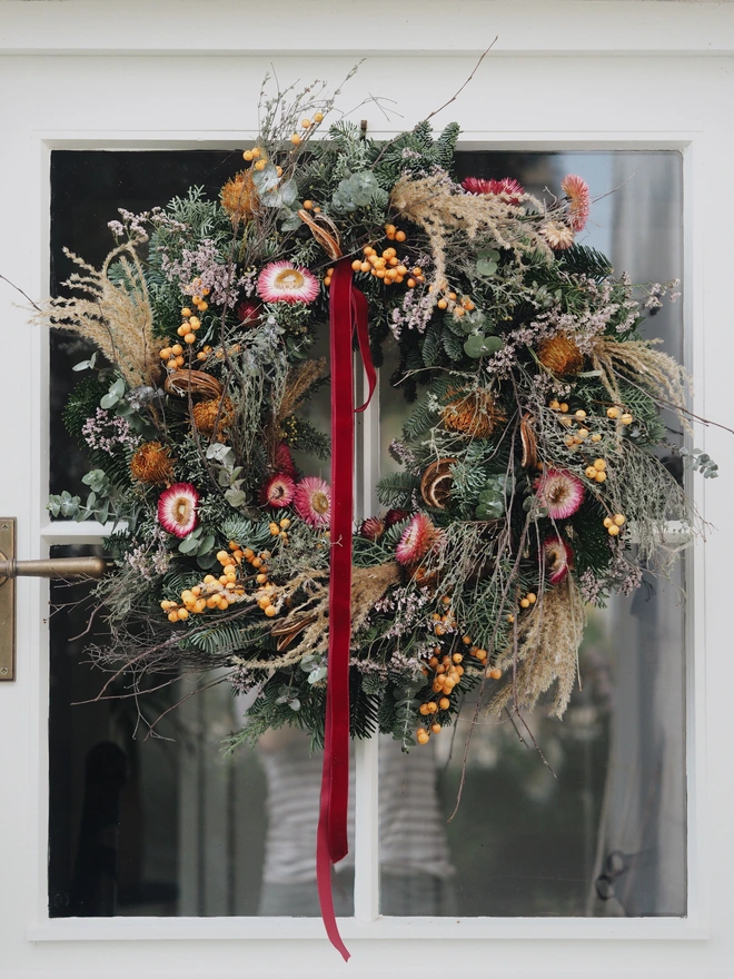 christmas wreath festive 