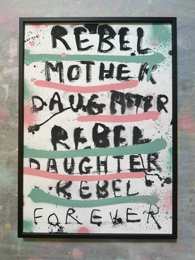 Rebel Mother Framed