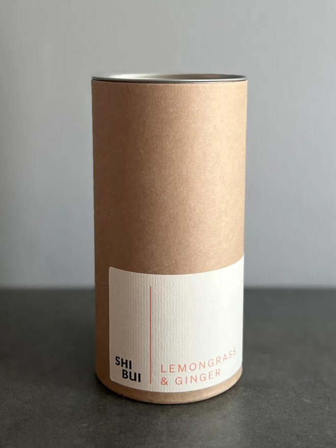 lemongrass & ginger tea bags tube