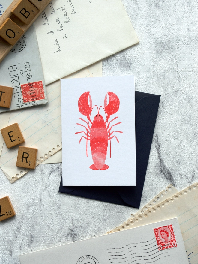 Lobster Mini Card