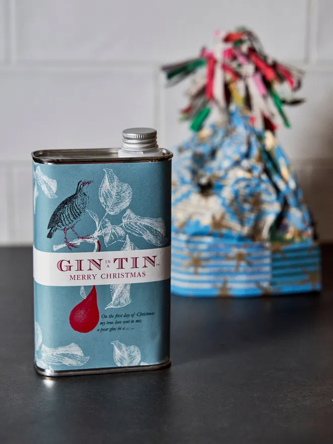 Festive Pear Gin In A Tin