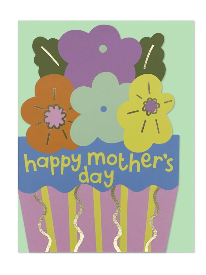 Happy Mother's Day Flower basket Card