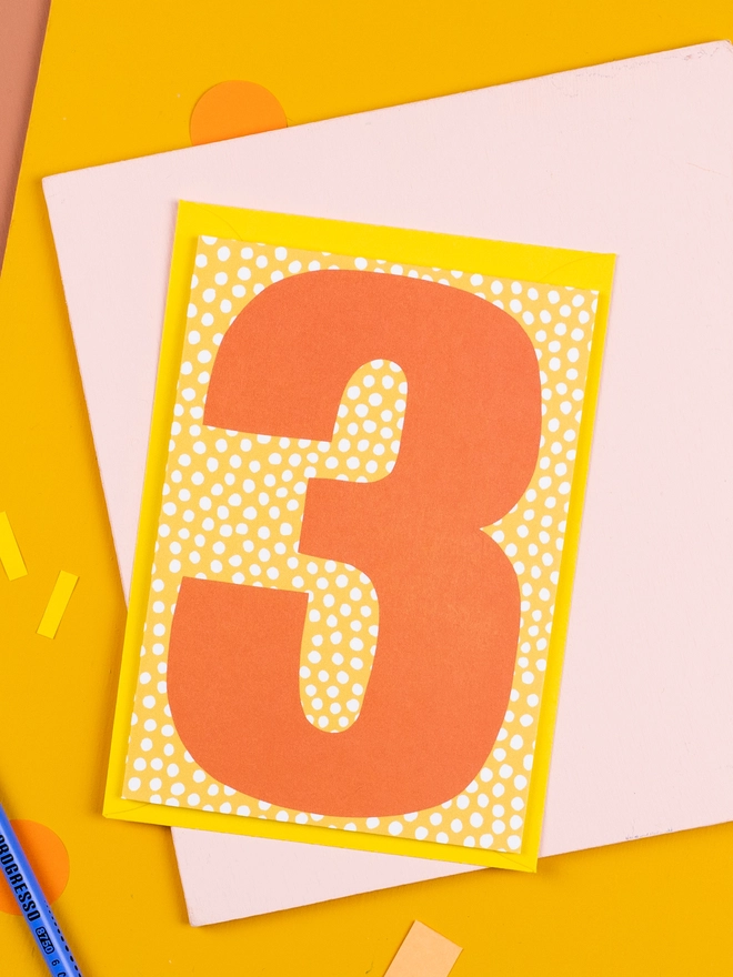 3rd birthday card