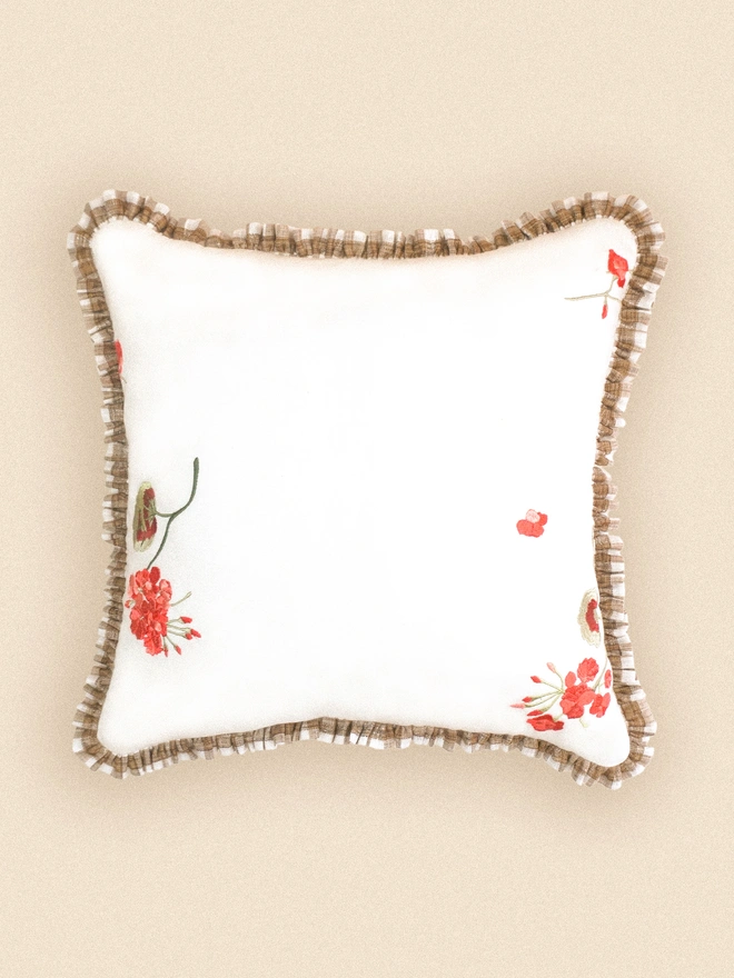 geranium cushion back