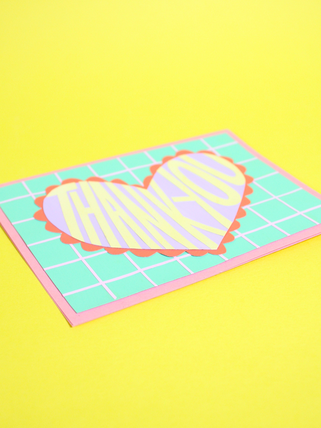 "Thank You" Collaged Card