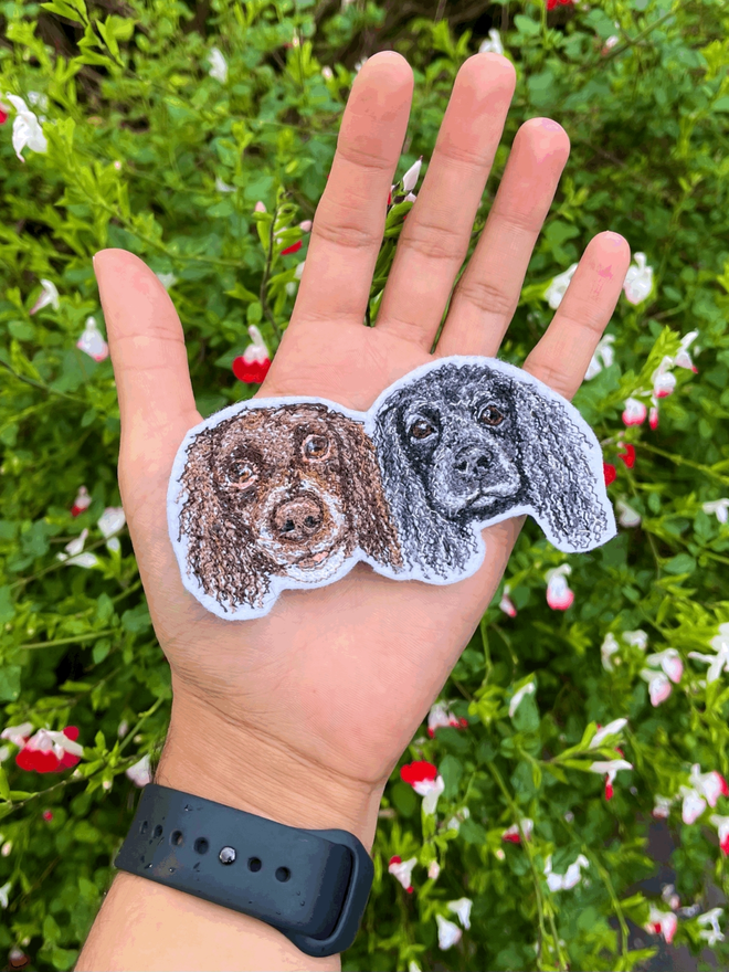 Customised Pet Iron On Patches