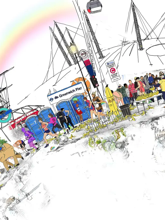 Personalised London Marathon Print