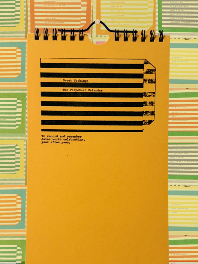 birthday calendar gift