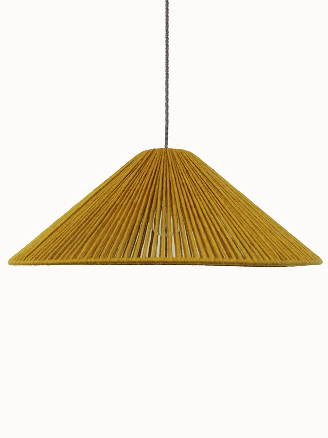 Flare Gold pendant lampshade