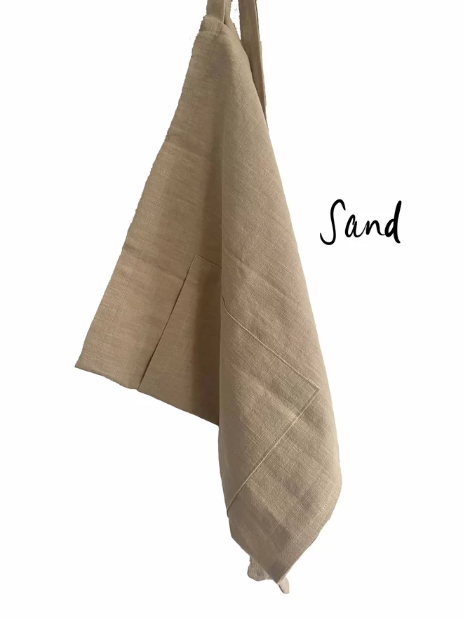Sand half apron
