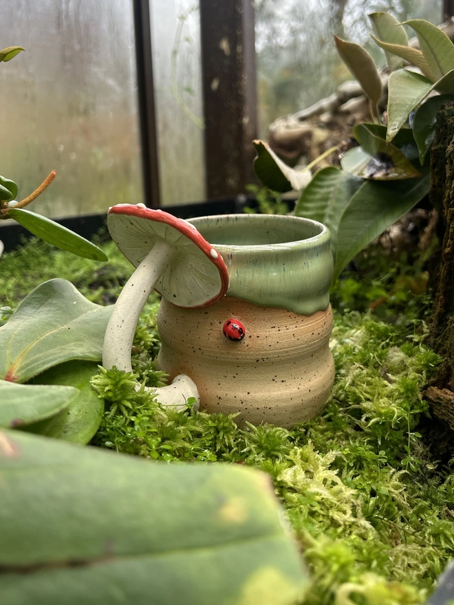 Wiggly Mushroom Mug 