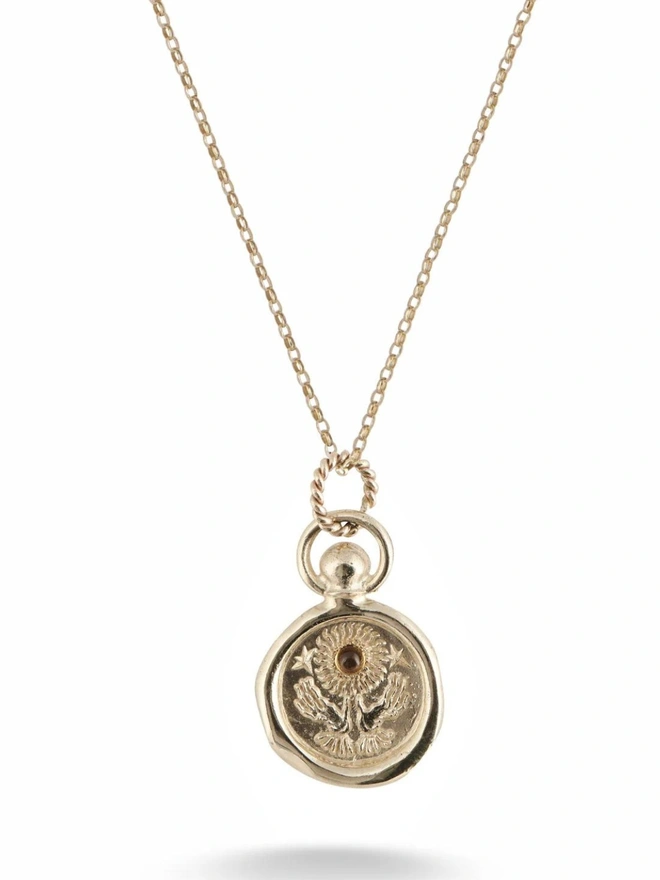 The 9ct Alchemical Sun Charm