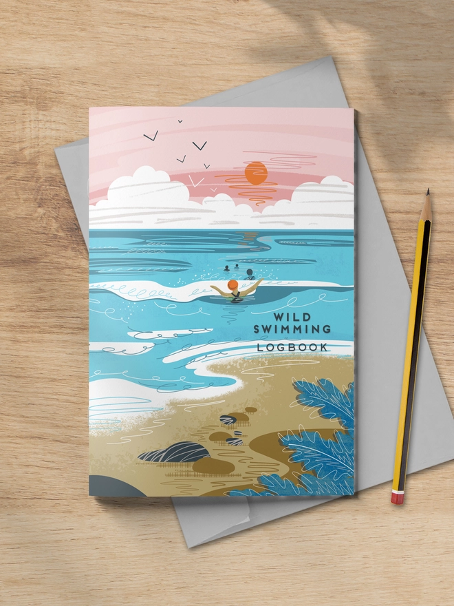 wild swimming logbook swimming notebook