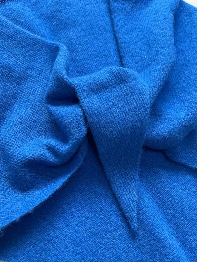 Detail of Cobalt blue triangle