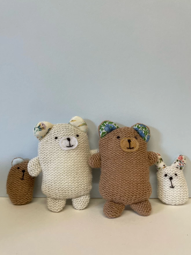 Bears with Mini Bear and Bunny