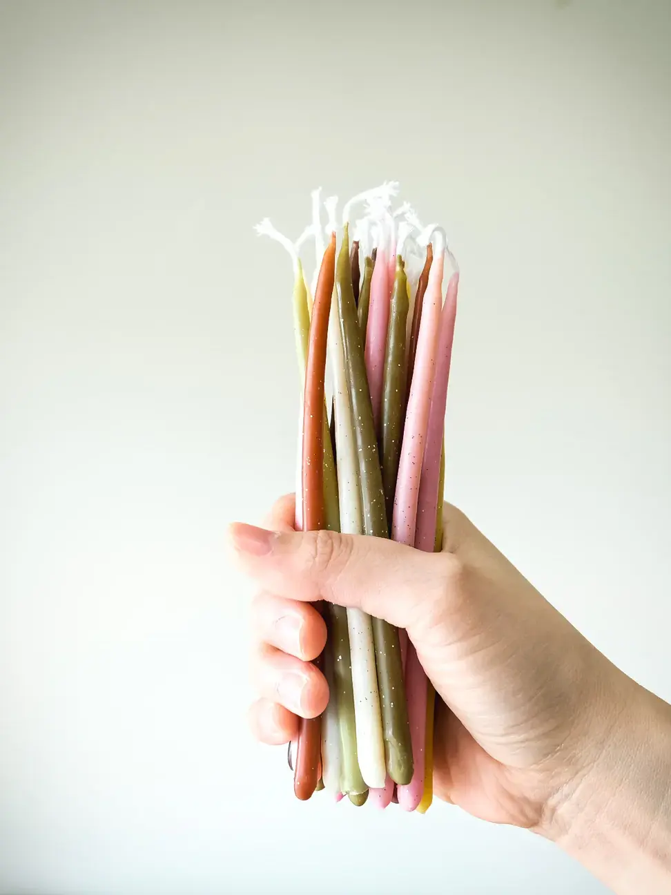 Beeswax Birthday Candles