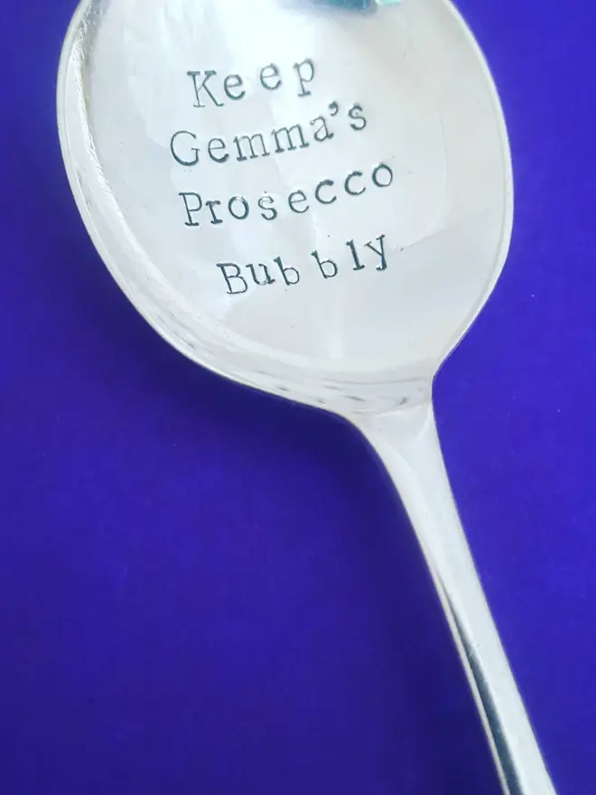 Personalised Champagne Spoon