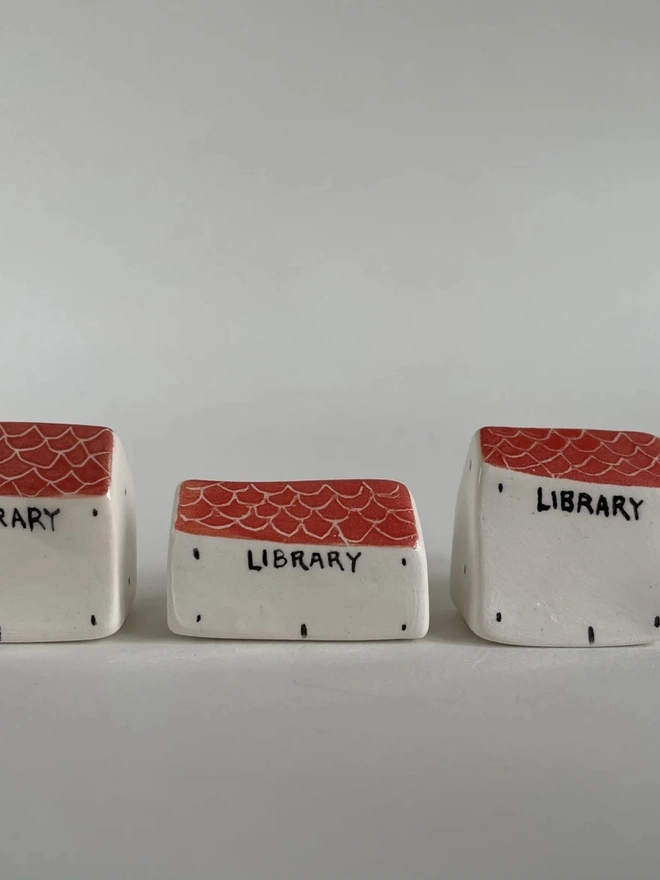 Handmade Ceramic Library.