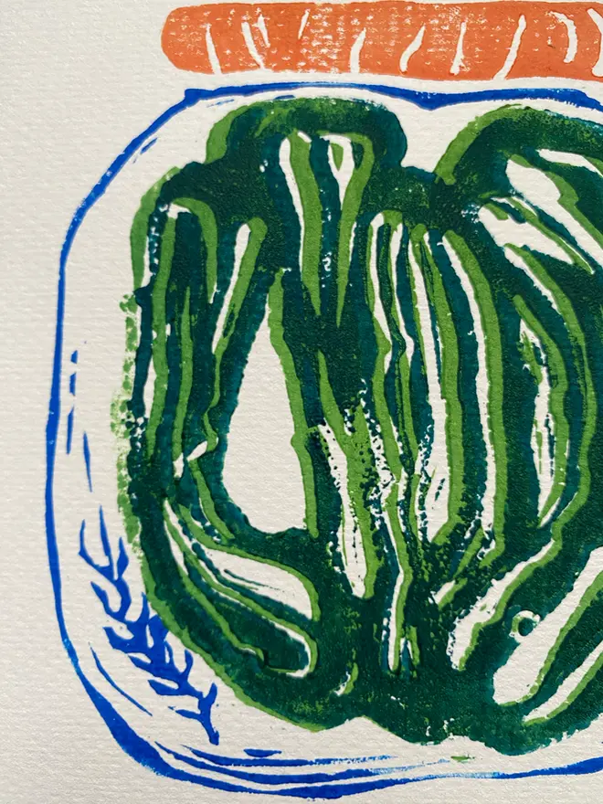 Mara Wanda lino cut pickles