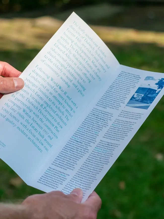 west dulwich to forest hill london walking guide. a paper south london walking guide.