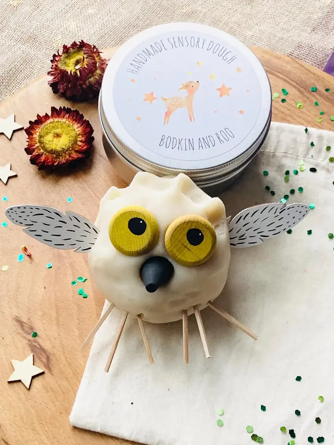 Snowy Owl Playdough Kit