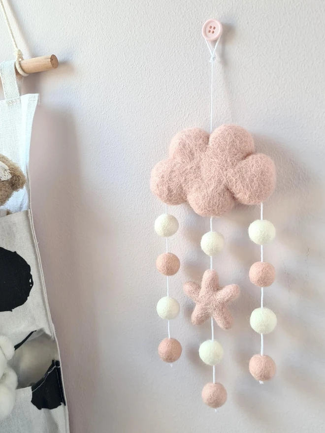 Star Felt Cloud Hanging Decoration