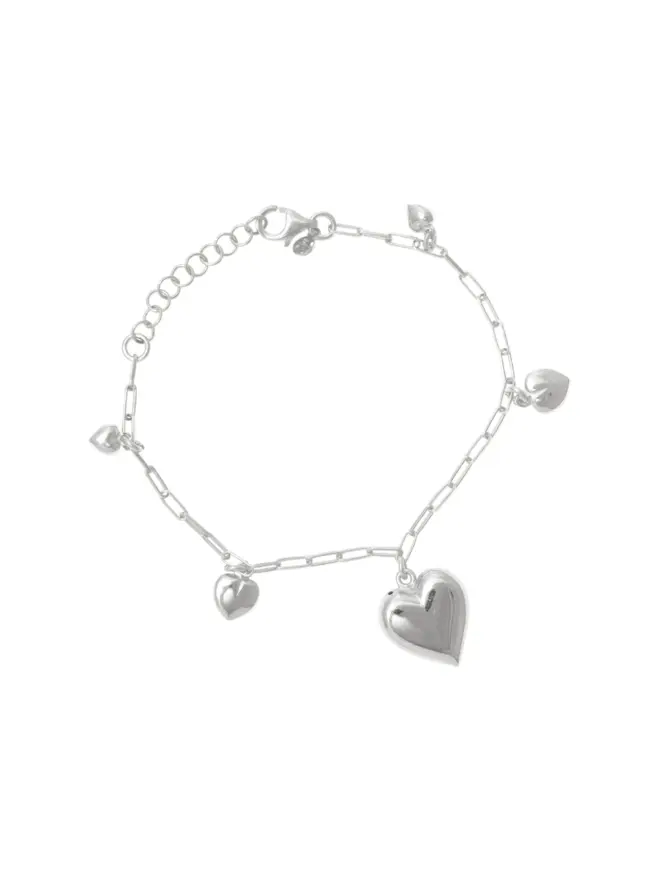 Heart Charm Bracelet