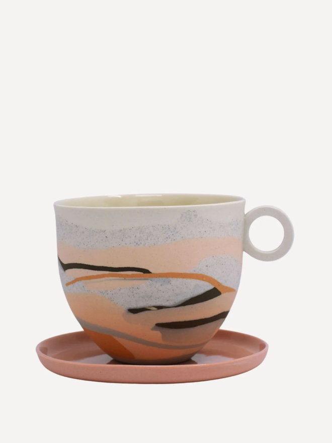 Desert Dreamlands Mug. A mug from the Desert Dreamlands collection, showcasing a typical decoration style.