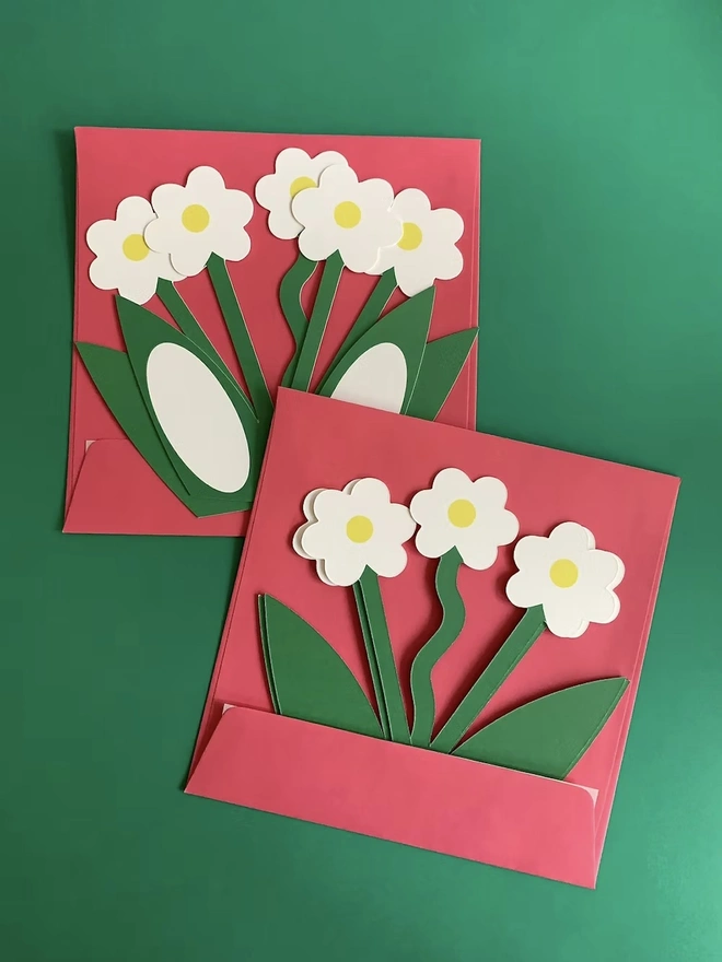 Standing Daisy Bloom 3D Pop Out Card