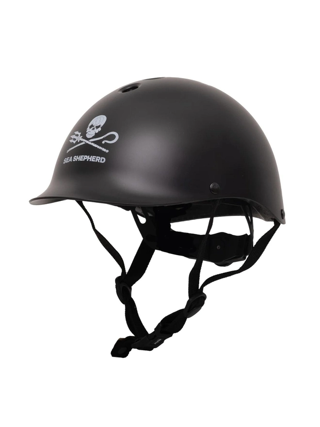 Kids Sea Shepherd Helmet - Jolly Roger Black