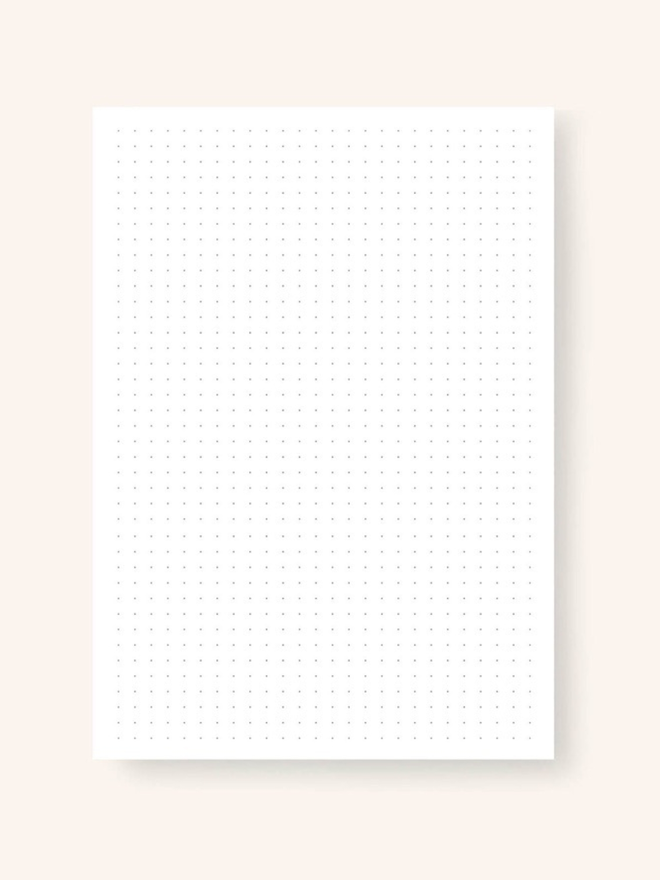 dotted notebook page example